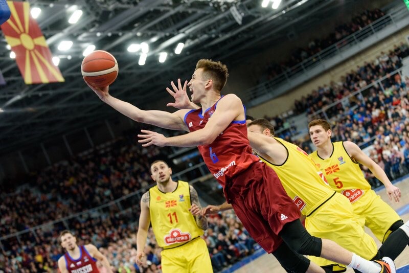 Сборная России с тремя баскетболистами БК «НН» обыграла македонцев