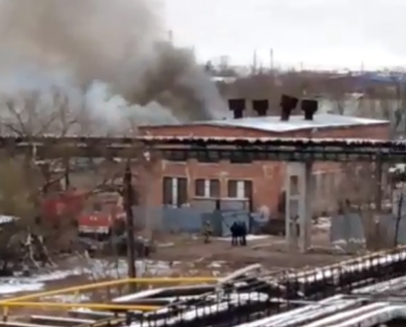 Пожар произошел на заводе «Оргстекло» в Дзержинске