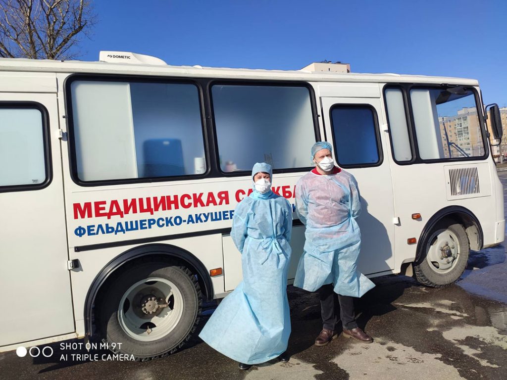 Передвижные пункты забора анализов на коронавирус начали работу в Нижегородской области