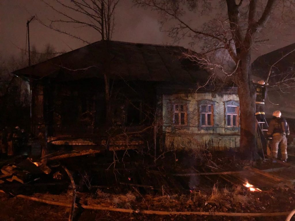 Мужчина погиб на пожаре в Московском районе