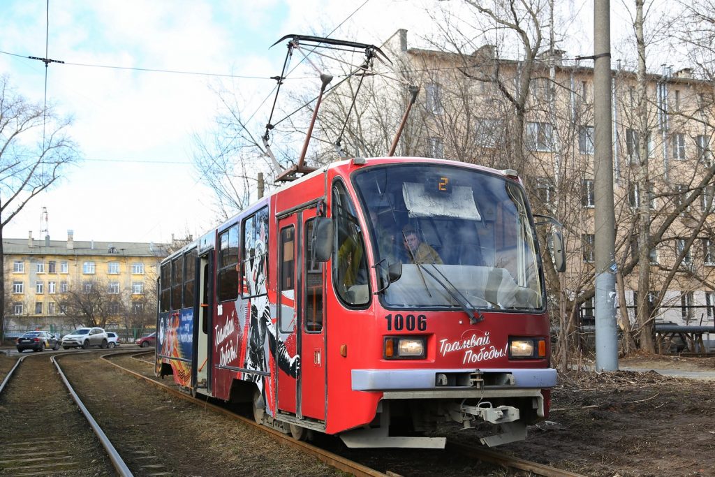 В Нижнем Новгороде начал курсировать «Трамвай Победы»