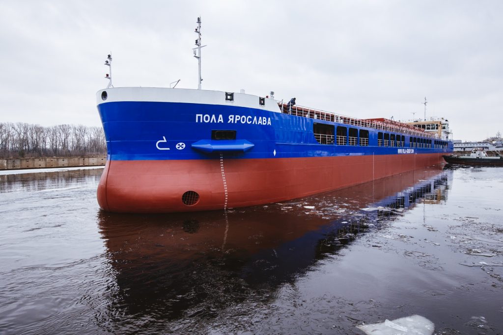 Сухогруз «Пола Ярослава» спустили на воду на заводе «Красное Сормово»