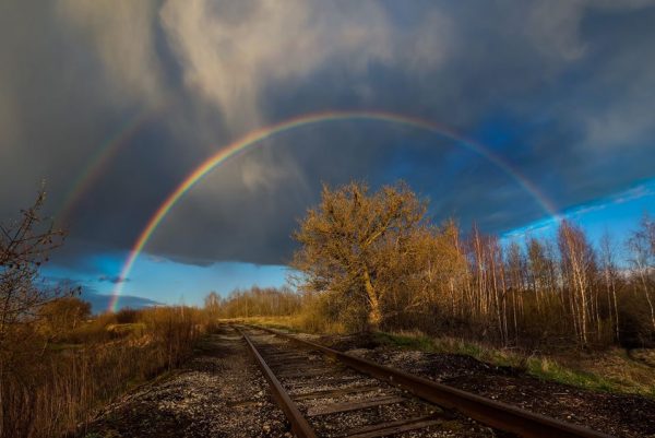 Фото дня: нижегородцы увидели в небе двойную радугу