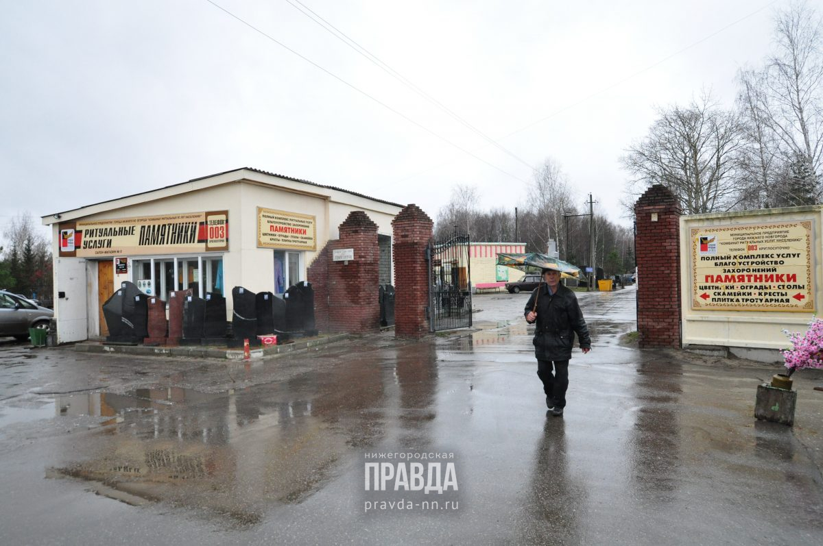 Нижегородские кладбища закрыли для посещения на время режима самоизоляции |  Нижегородская правда