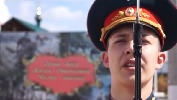 Военнослужащие бригады МТО из Дзержинска поздравили с 75-летием Победы видеороликом