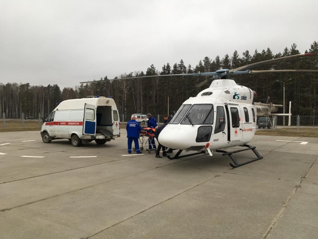 Медицинские авиабригады с начала года выполнили 132 вылета и эвакуировали 128 пациентов