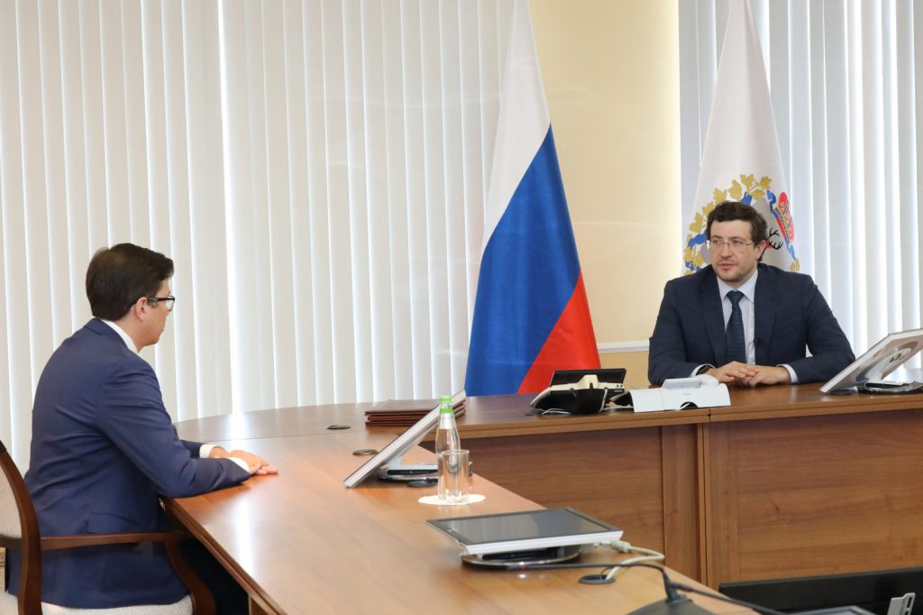 Глеб Никитин провел рабочую встречу с Юрием Шалабаевым