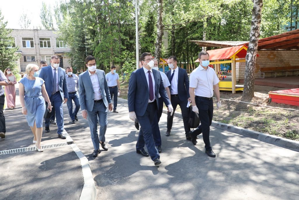 Глеб Никитин посетил новый корпус детского сада на улице маршала Жукова