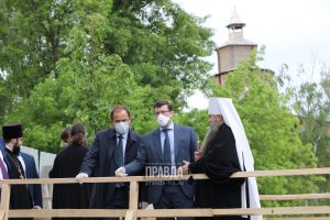 Древний храм начали восстанавливать в Нижнем Новгороде