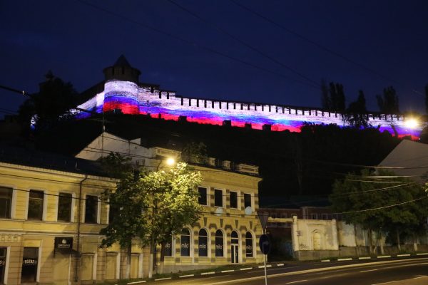 В День России нижегородцы смогут увидеть световое шоу на стенах Кремля