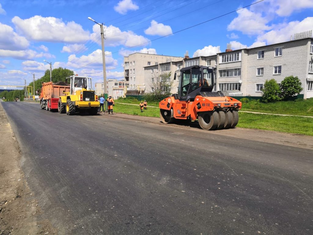 Ремонт участка дороги Павлово-Сосновское завершится на этой неделе