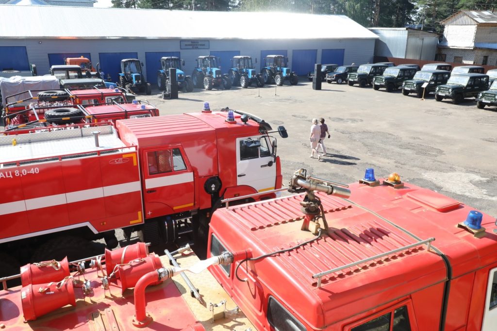 В регионе открылась новая лесопожарная станция (ФОТО)