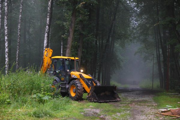 Ремонт теплотрассы угрожает деревьям в нижегородском парке имени Пушкина