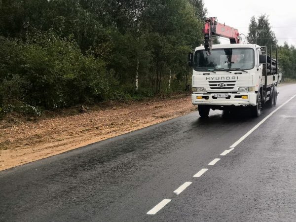 В Семеновском районе отремонтировали участок дороги на Ковернино в рамках национального проекта