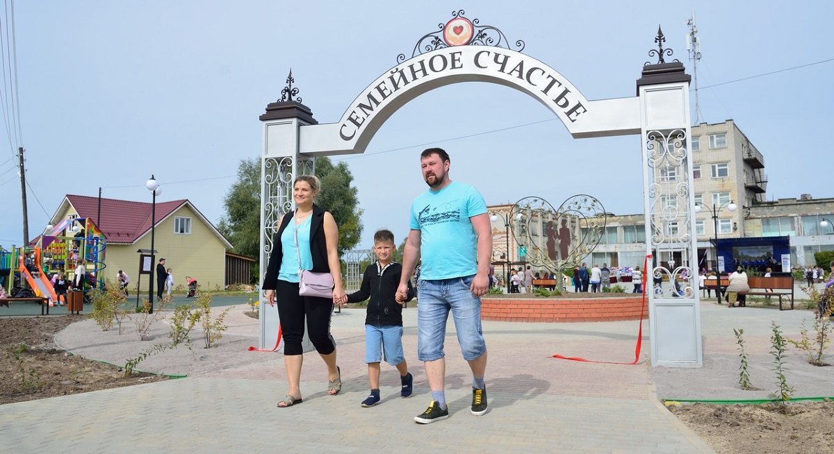 Парк «Семейное счастье» появился в поселке Ломовка Арзамасского района