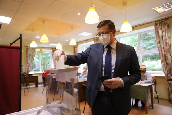 Глеб Никитин проголосовал на выборах депутатов Городской думы Нижнего Новгорода