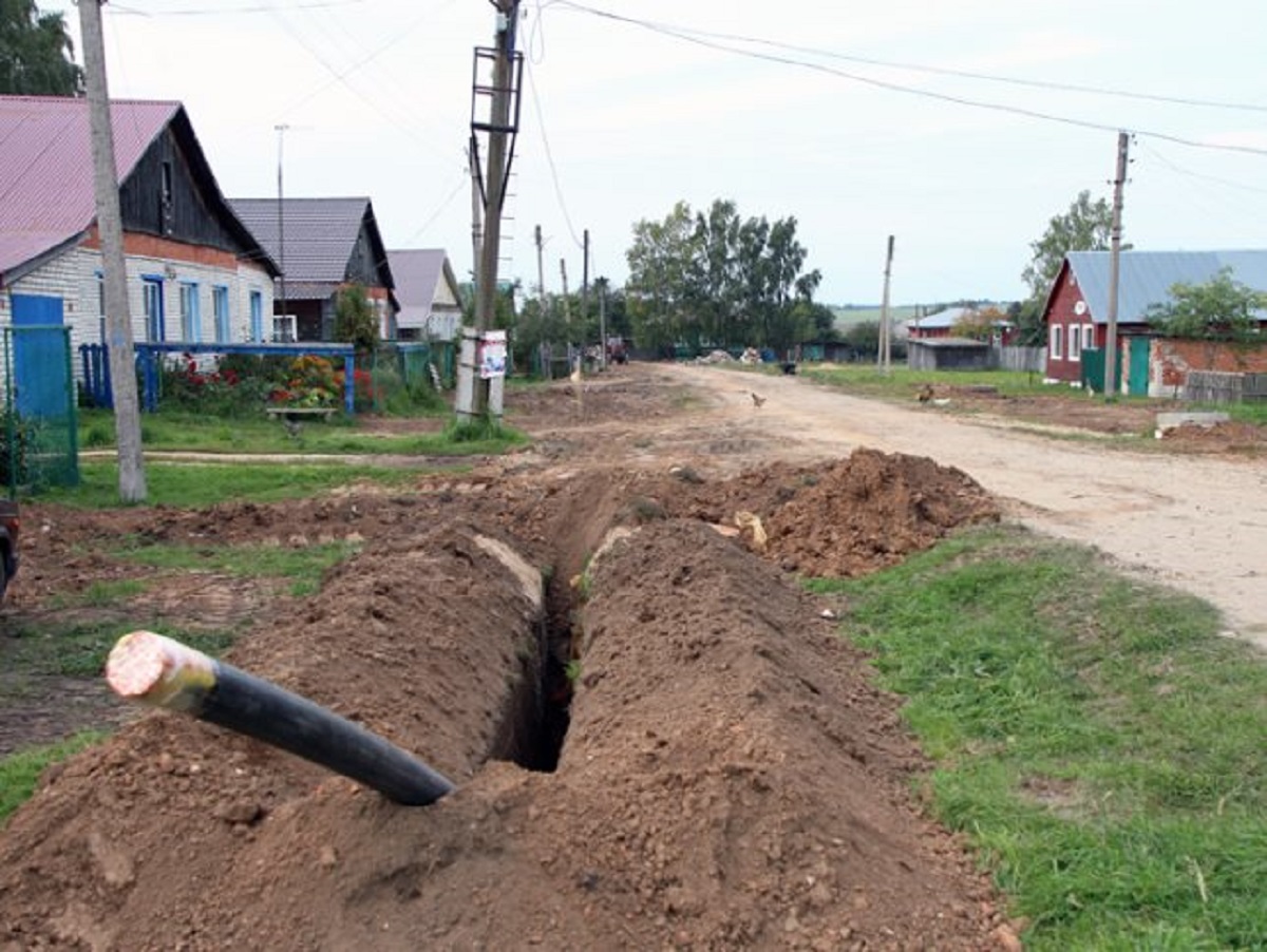 В каком году провели газ