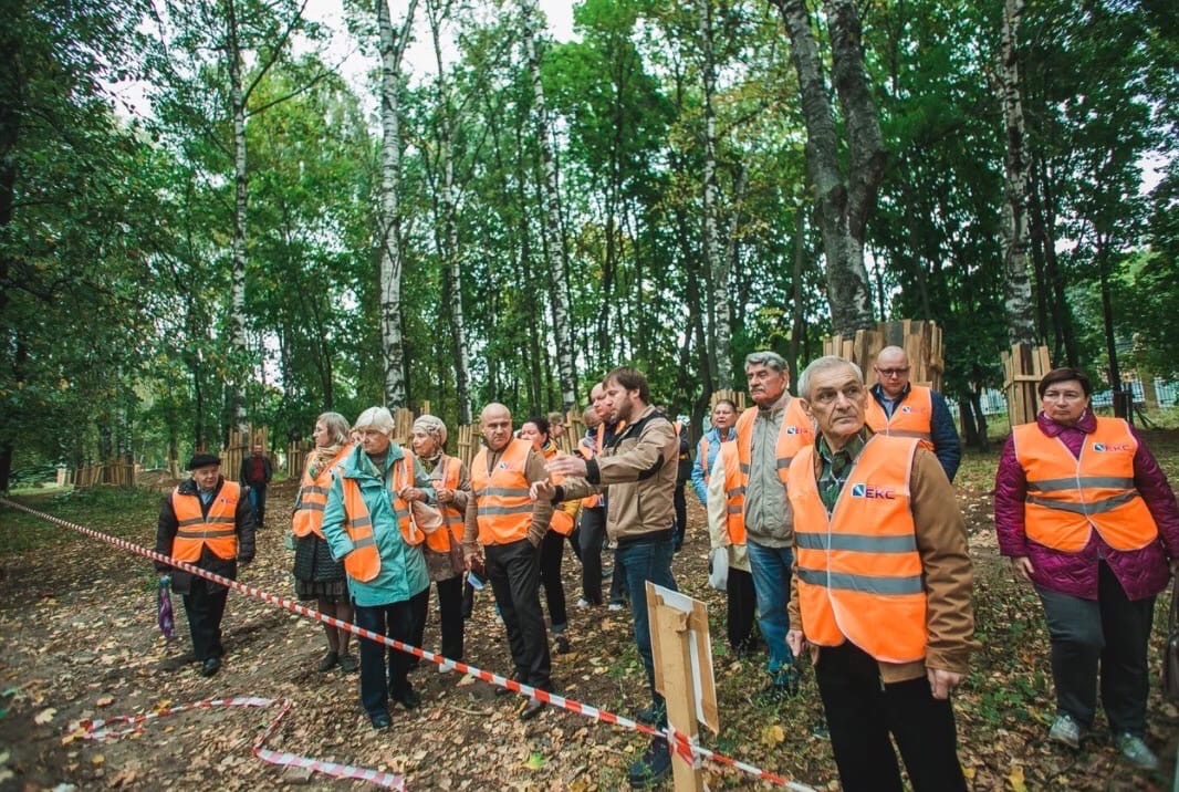 Ветераны Приокского района одобрили проект благоустройства парка «Швейцария»