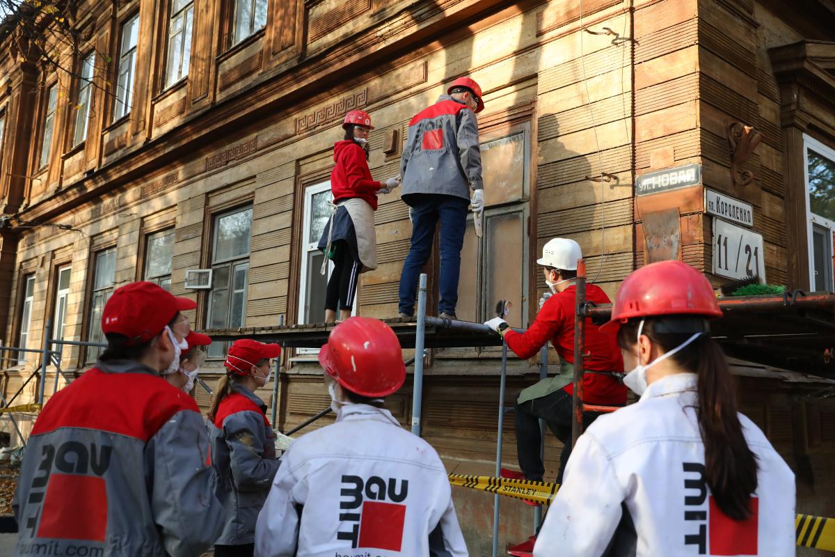 В Нижнем Новгороде началась реставрация главного дома инженера и  архитектора Владимира Лемке 7 октября 2020 года | Нижегородская правда