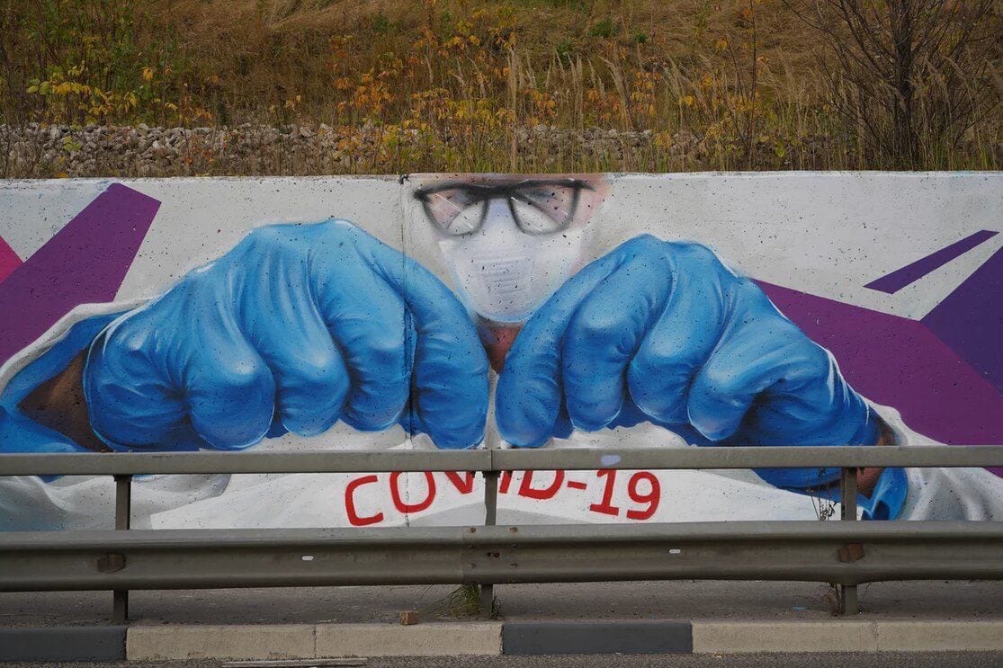 Граффити «Прощай, COVID» заняло четвёртое место на фестивале стрит-арта «ФормАрт»