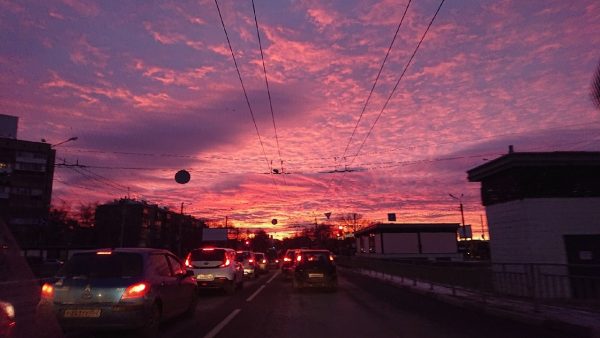 Фото дня: нижегородцы восхитились утренним рассветом