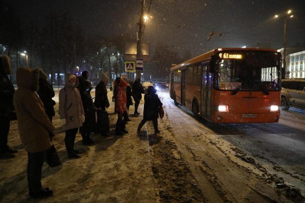 9‑балльные пробки сковали Нижний Новгород вечером 9 декабря