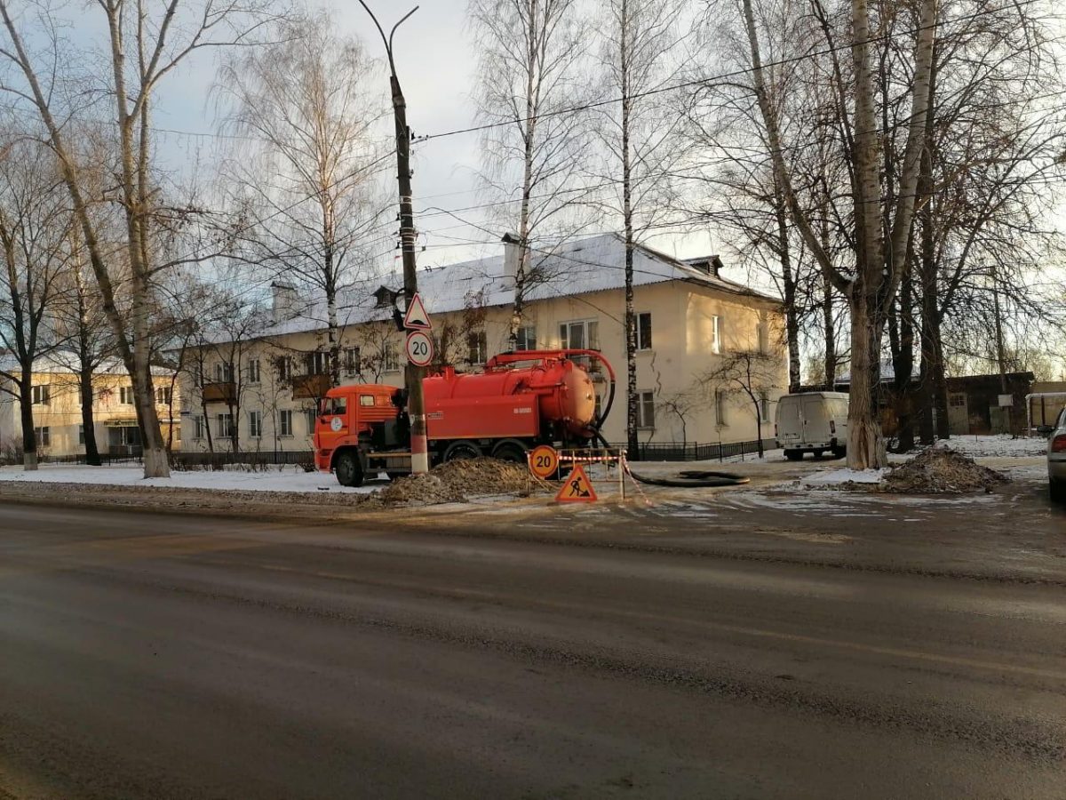 Реконструкция канализационных сетей проводится в Выксе