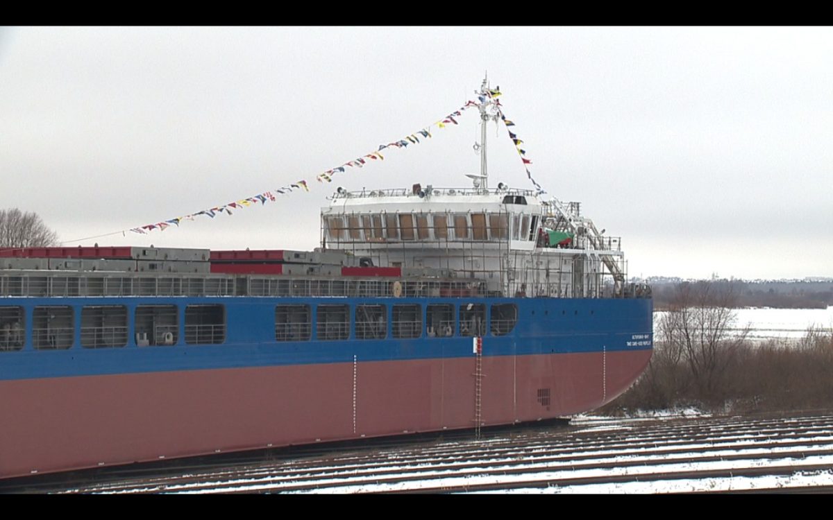 Седьмое судно проекта RSD59 спустила на воду «Окская судоверфь» в Навашине