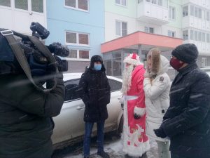 Дед Мороз попросил нижегородцев не&nbsp;перегораживать личными автомобилями подъезд к&nbsp;контейнерным площадкам в&nbsp;праздничные дни