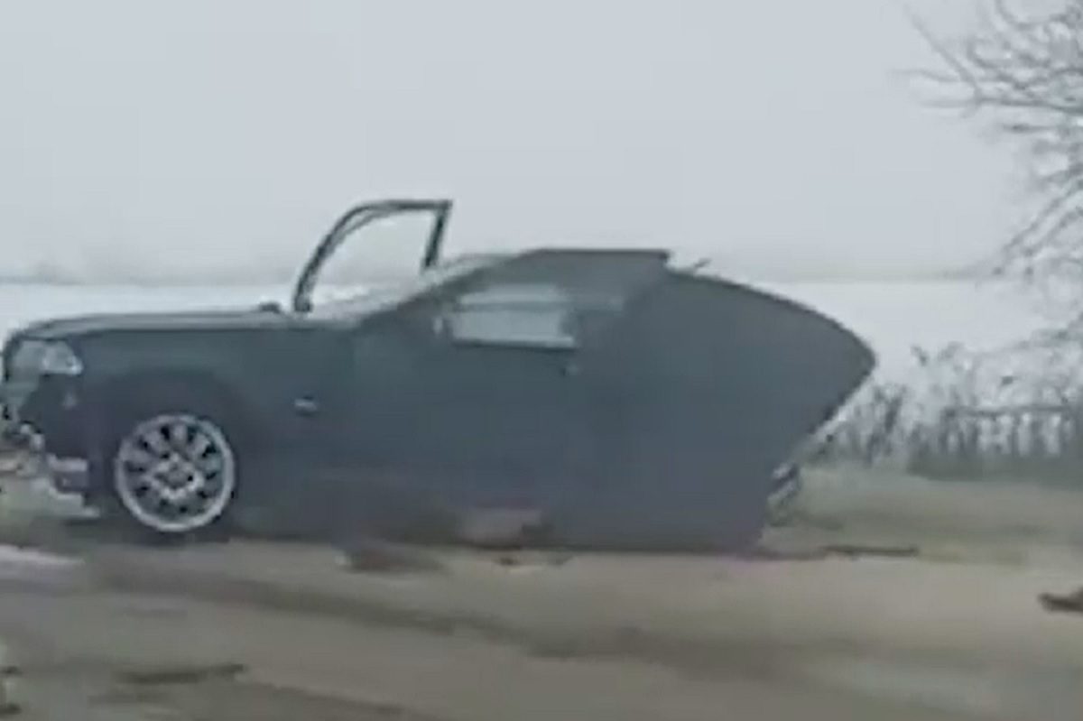 BMW разорвало пополам в ДТП в Арзамасском районе