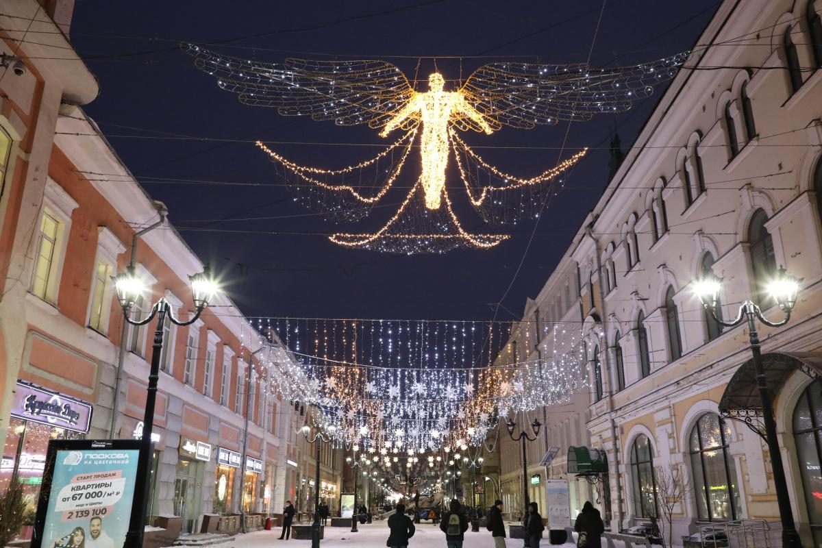 Новогодние подсветка и украшения в Нижнем Новгороде обойдутся в 15 миллионов рублей
