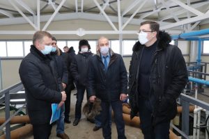 Глеб Никитин проверил ход пусконаладочных работ на очистных сооружениях в Бутурлине