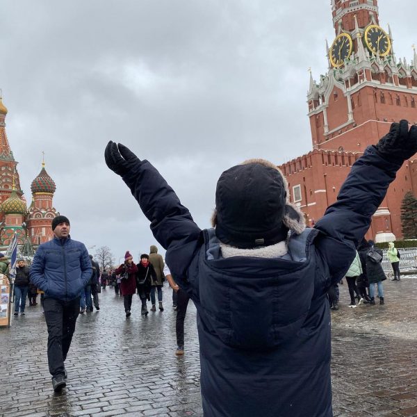 Наталья Водянова встретила Новый год в России