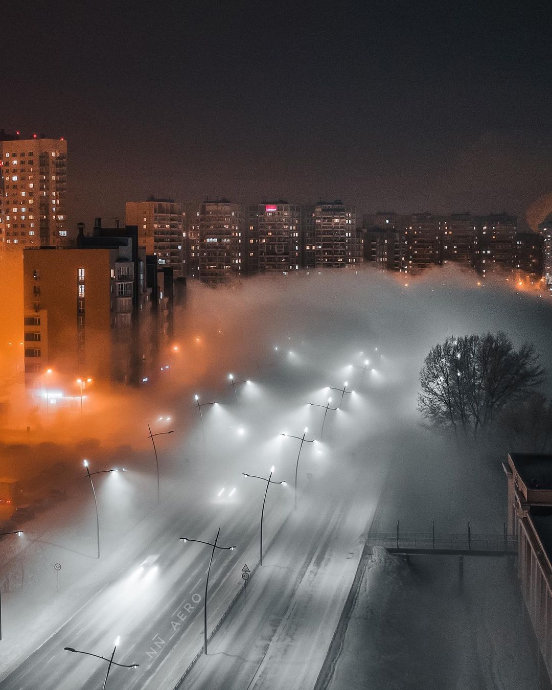 Туман в Нижнем Новгороде 19 января 2021 года | Нижегородская правда