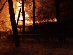 Два человека погибли на пожаре на&nbsp;Бору