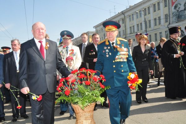 Председатель областного Совета ветеранов войны Юрий Емельянович Кирилюк отмечает свое 95-летие
