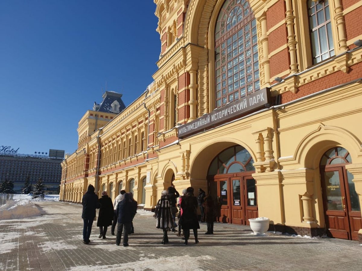 23 февраля любители истории отправились на экскурсию по Нижегородской ярмарке