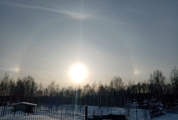 Гало-ореол нижегородцы увидели над Керженским заповедником