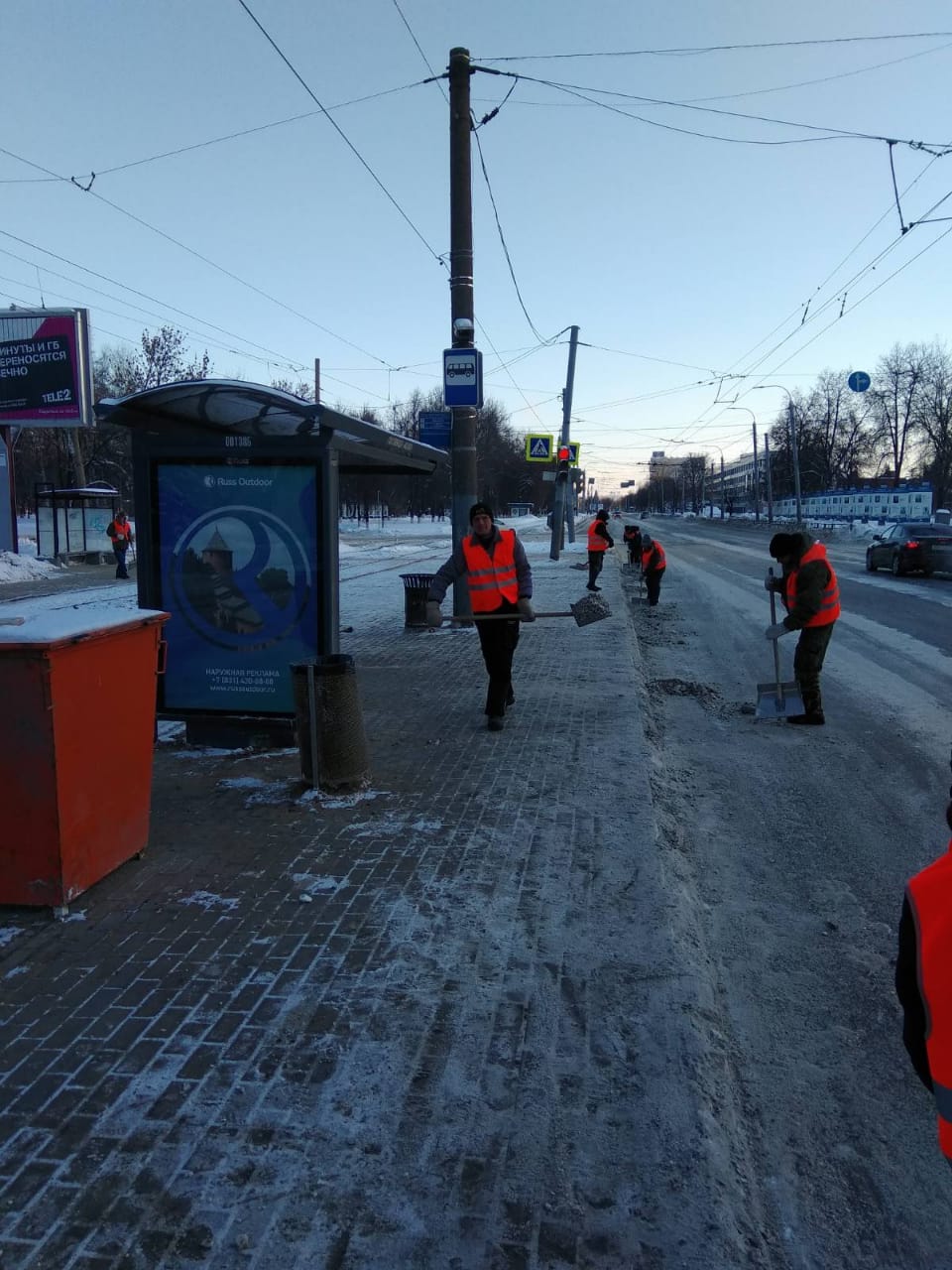 Уборка снега во всех районах Нижнего Новгорода 23 февраля ...