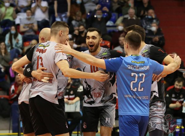 Волейболисты нижегородского клуба АСК сравняли счёт серии в противостоянии с «Факелом» из Нового Уренгоя