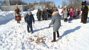 «Масленичные забавы» стартовали в&nbsp;Чкаловске на&nbsp;благоустроенной по&nbsp;нацпроекту «Жилье и&nbsp;городская среда» улице