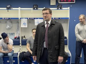 Глеб Никитин встретился с&nbsp;игроками и&nbsp;руководством&nbsp;ХК «Торпедо»