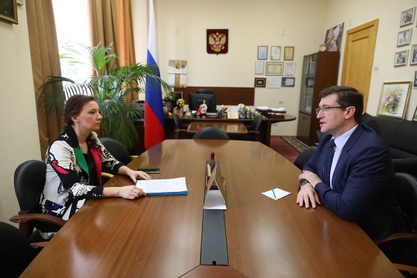 Глеб Никитин и&nbsp;Анна Кузнецова обсудили реализацию в&nbsp;Нижегородской области социальных проектов