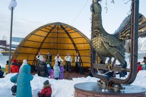 Жители Сосновского встретили «Мисс&nbsp;Весну»
