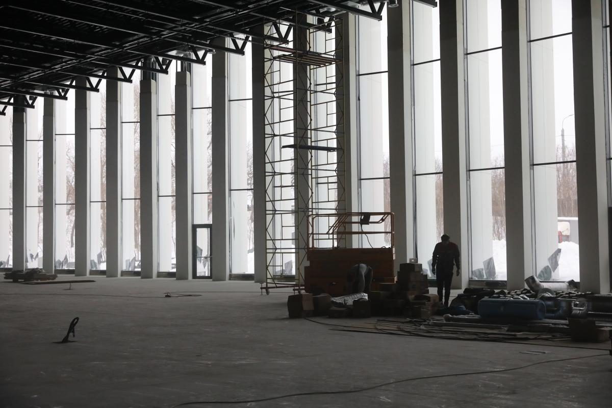 В новом павильоне нижегородцы смогут выглянуть в огромное окно от пола до потолка