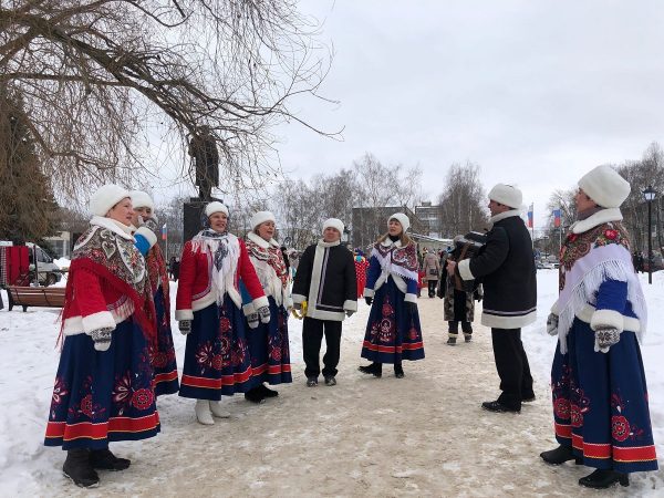«Масленичные потешки» в&nbsp;Городце прошли в&nbsp;новом сквере, благоустроенном по&nbsp;нацпроекту «Жильё и&nbsp;городская среда»