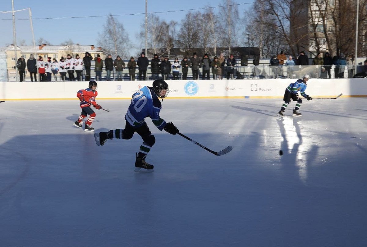 В рамках турнира «Золотая шайба» в Нижегородской области проходят соревнования среди сельских команд