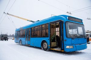 Троллейбус загорелся на ходу в Дзержинске