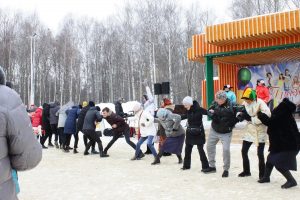 В&nbsp;арзамасском парке имени Гайдара отметили Масленицу