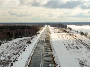 Стартовало строительство моста трассы М12